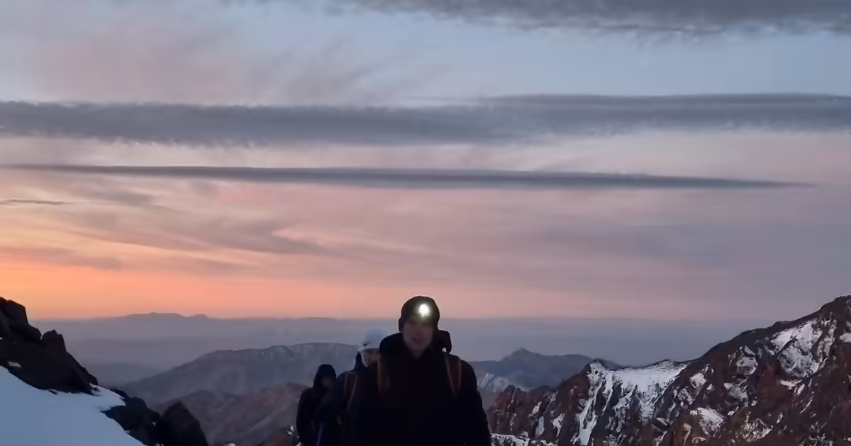 How to treat a sprained ankle in the wilderness. - Atlas Mountains hiking adventure photograph