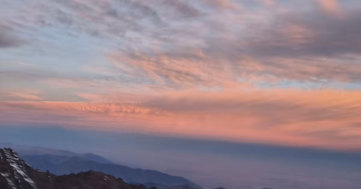 Finding water in a desert environment. - Atlas Mountains hiking adventure photograph