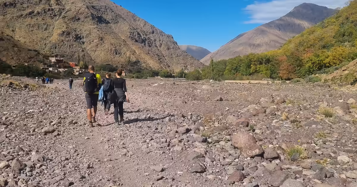 Surviving an unplanned night in the wilderness. - Atlas Mountains hiking adventure photograph