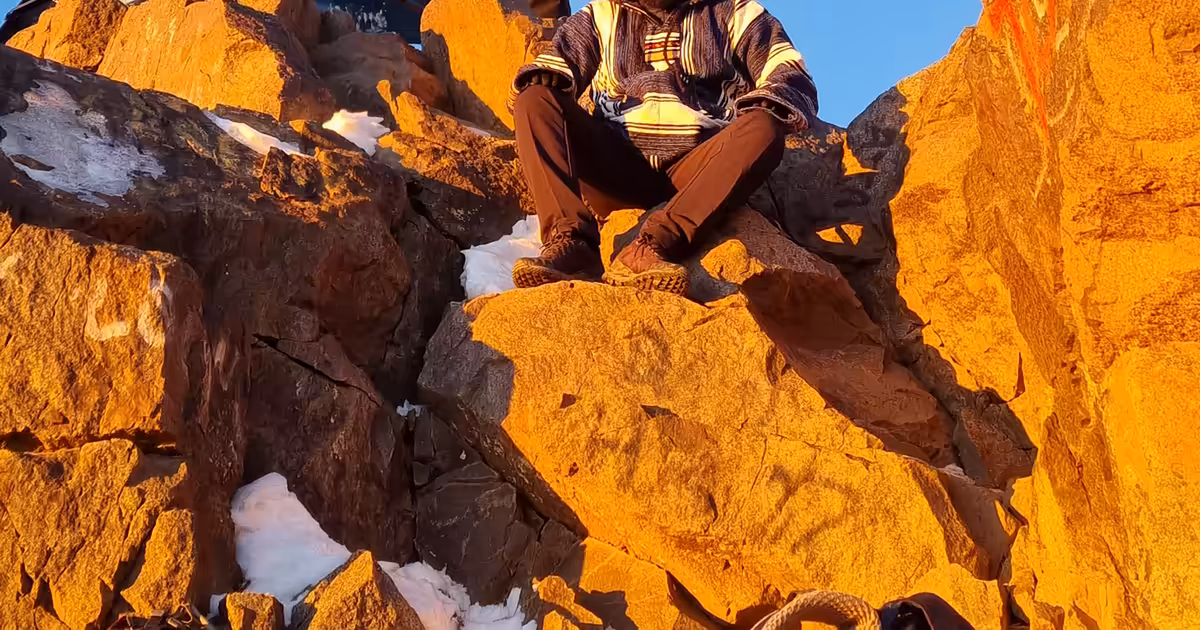 Climbing Mount Toubkal in December: Winter conditions.