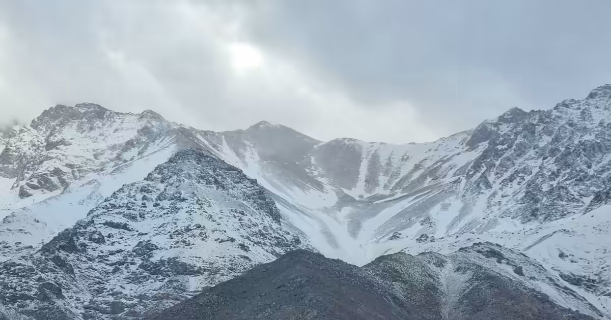 Caught in a lightning storm on a ridge. - Atlas Mountains hiking adventure photograph